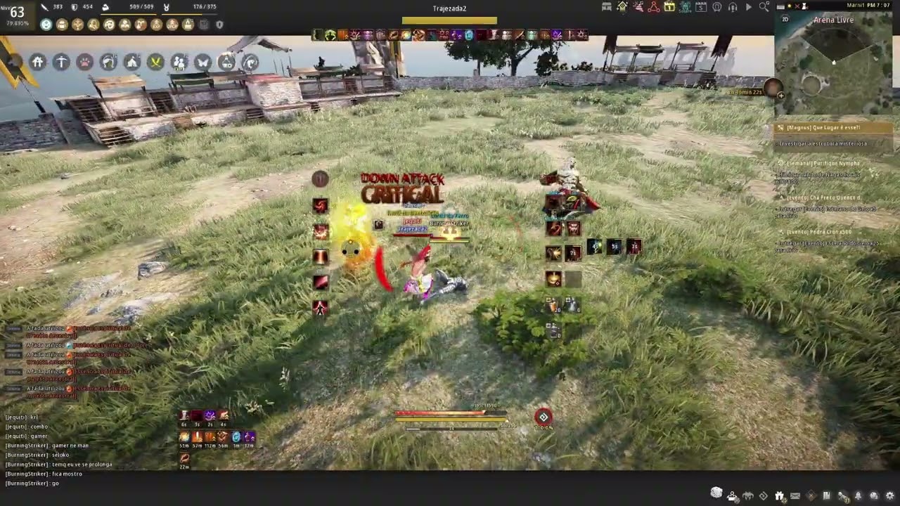 Striker BDO! PvP contra o jequiti um dos melhores striker do SA, brigado pelo pvp mano!!