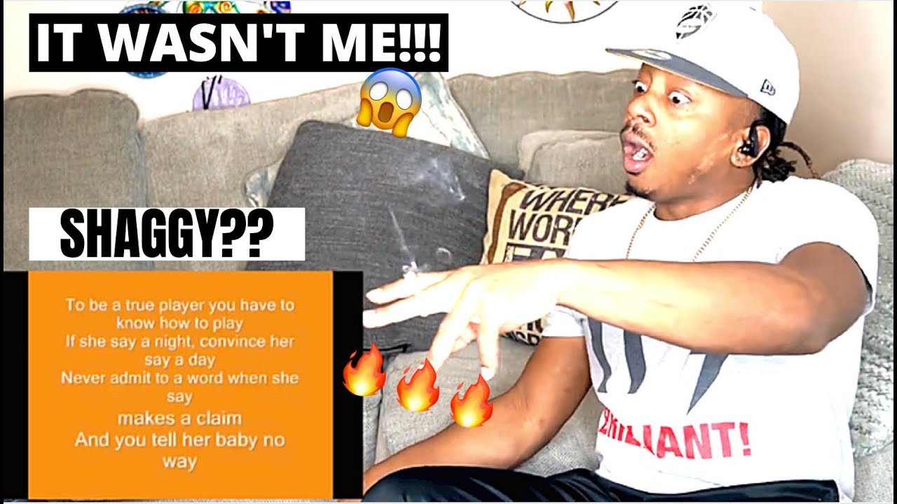 HE RUTHLESS.. | Shaggy - It Wasn't Me with Lyrics! REACTION