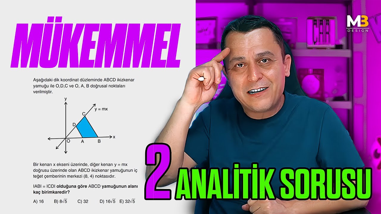 MEBİ 1. Denemeden 2 Harika Analitik Geometri Sorusu!