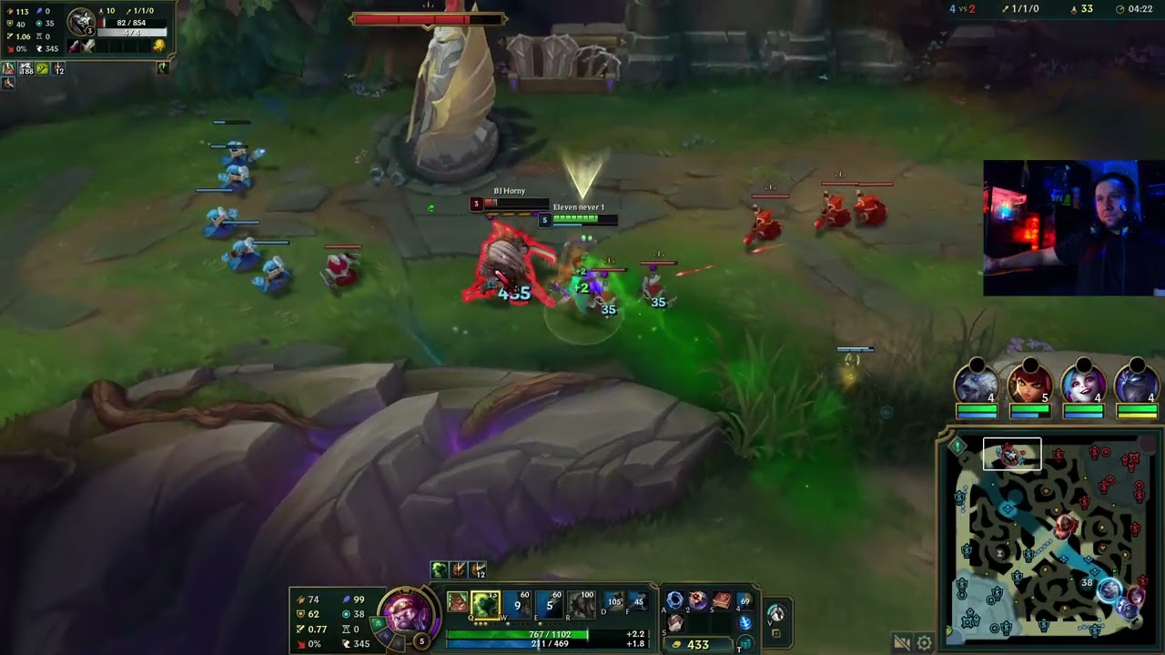 Singed vs Rengar!! He woke up and decided Rengar.