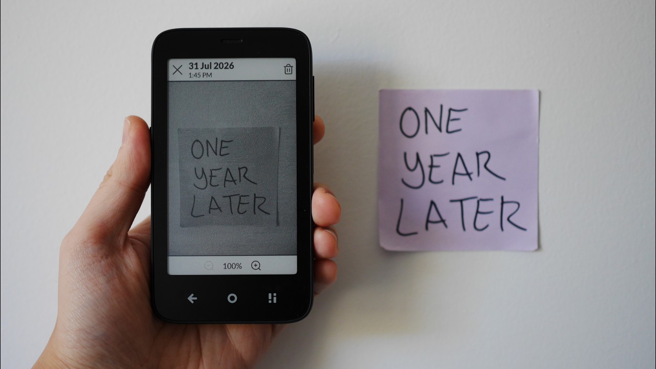 1 year with this eink phone