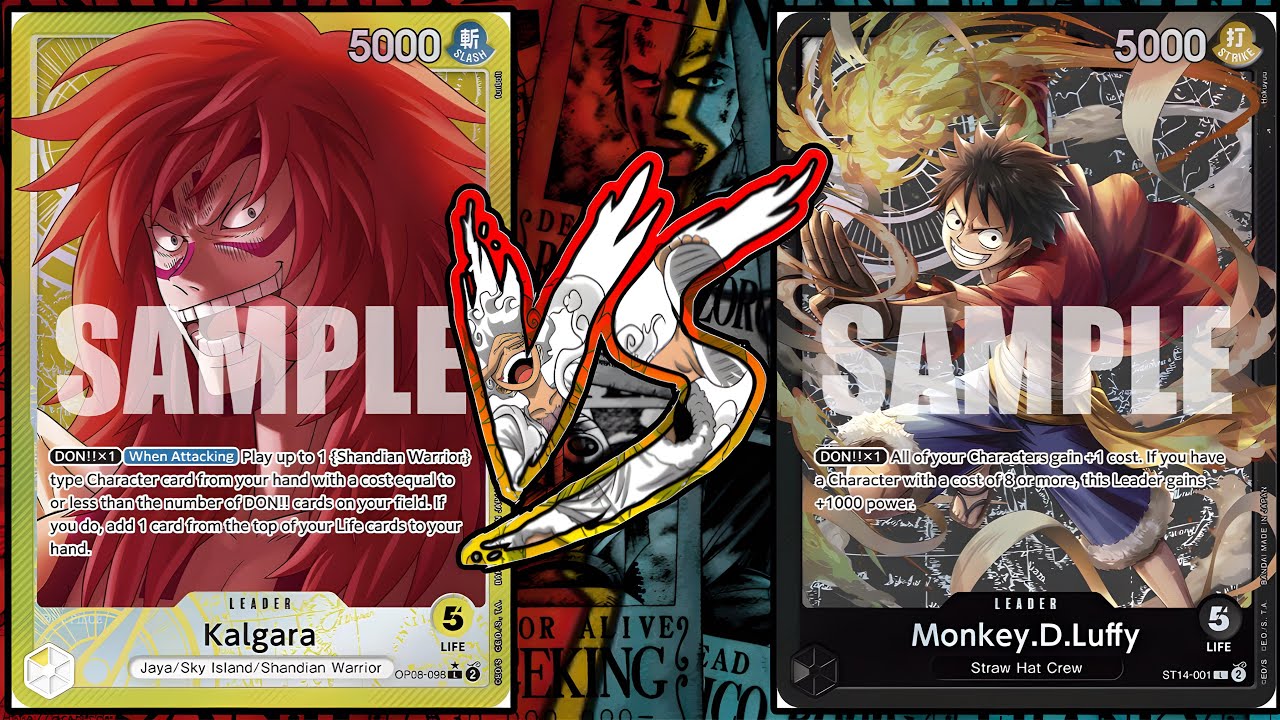 Kalgara VS ST14 Luffy | One Piece TCG | OP08 Tournament Gameplay
