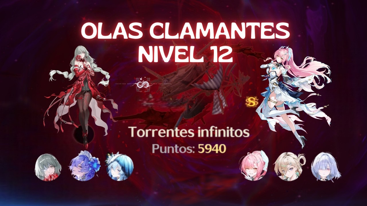 Phrolova S0R0 x Aemeath S0R0 Puntuación Triple S |Olas Clamantes Wuthering Waves