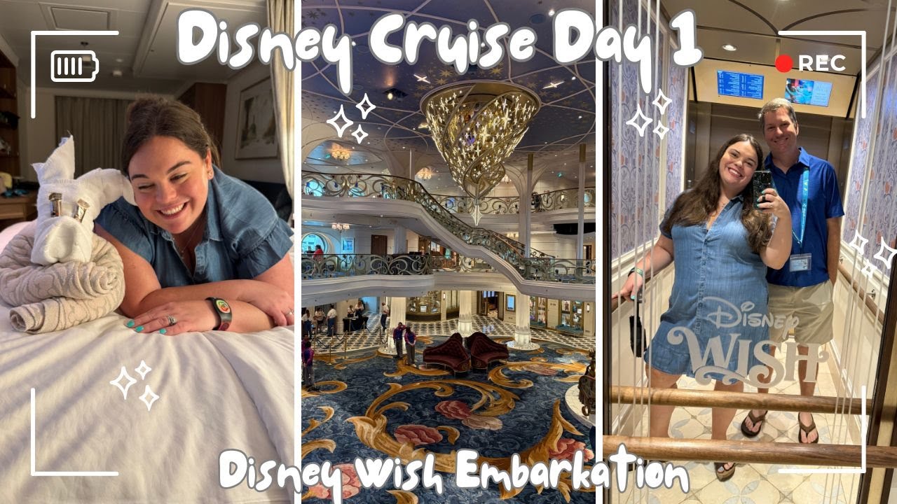 Disney Wish Cruise Embarkation - Pin Trading, HyperSpace Lounge, Shopping, Seas the Adventure & 1923