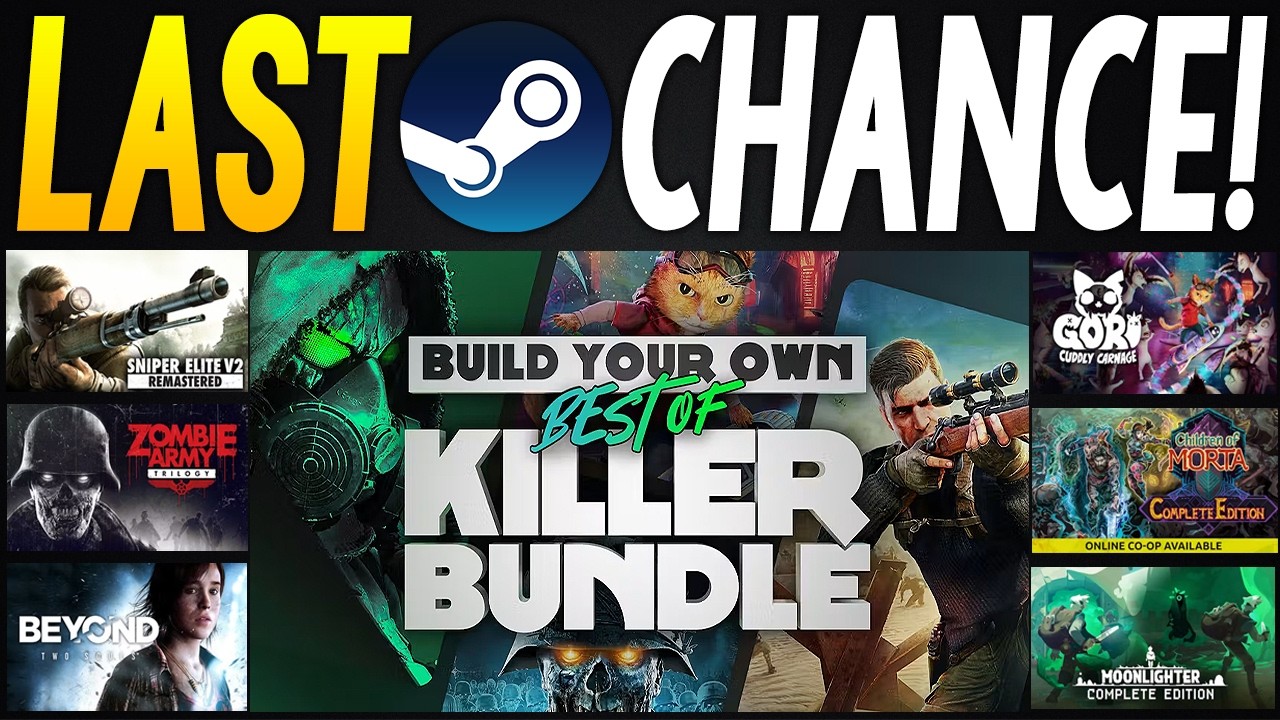 LAST CHANCE ON ABSOLUTELY AWESOME STEAM GAME BUNDLE DEAL + MORE GREAT STEAM GAME DEALS!