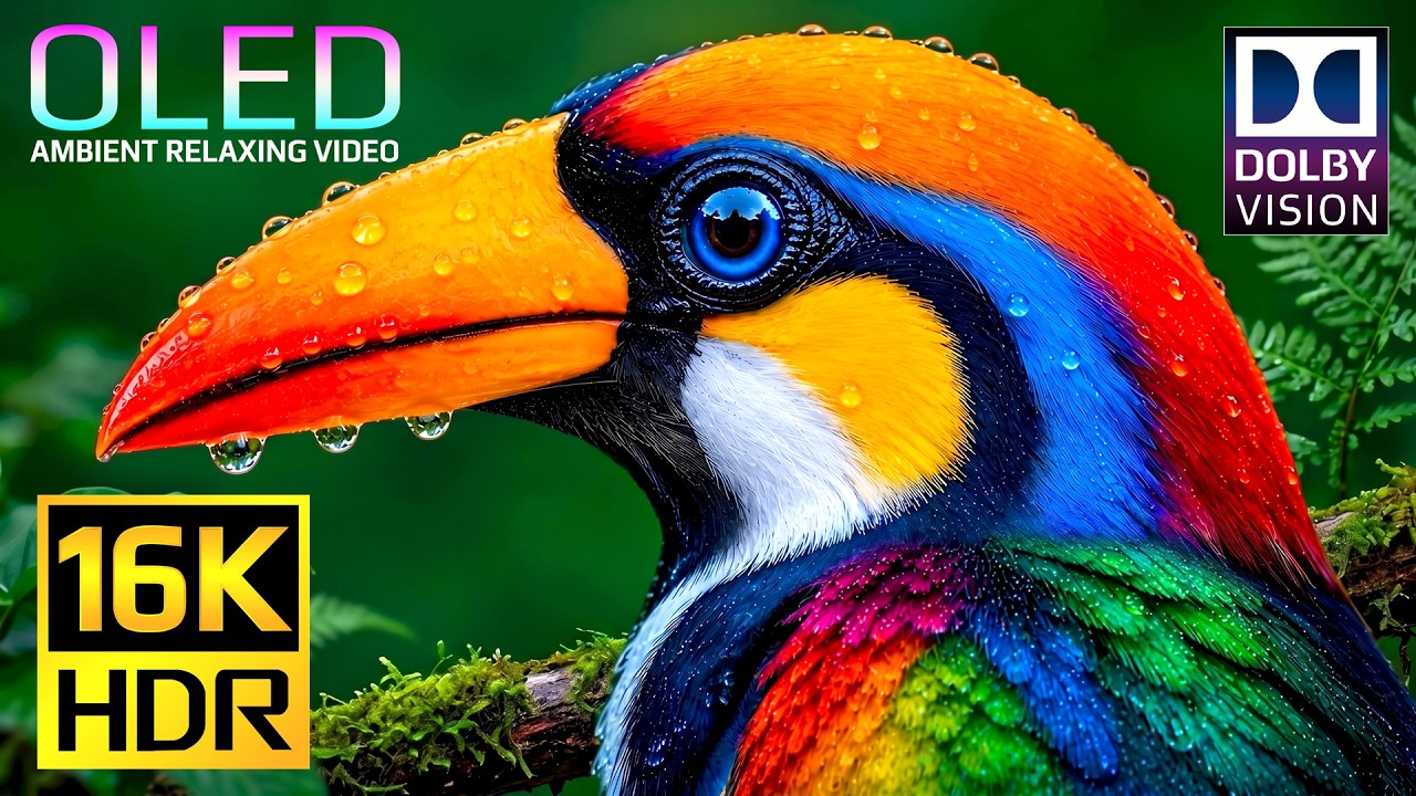 Extreme 16K Details HDR Display Test | 120fps Nature OLED Showcase for 4K & 8K OLED TV