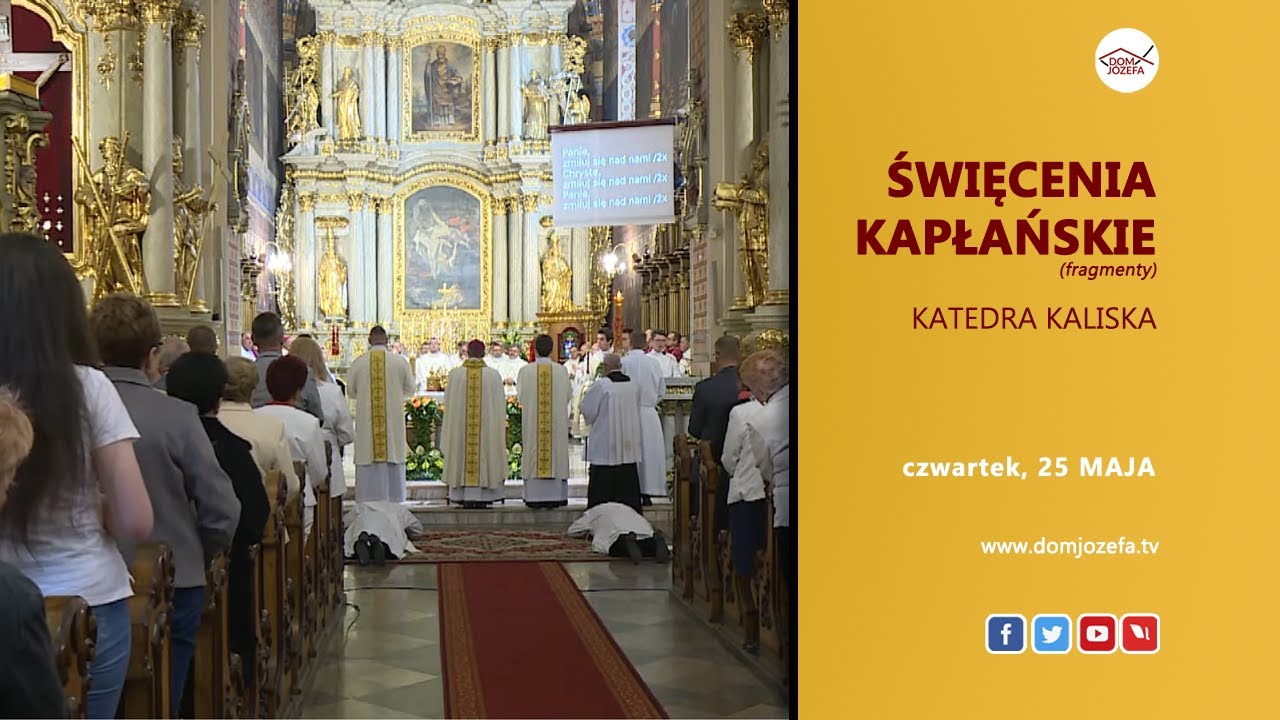 Święcenia kapłańskie w katedrze pw. św. Mikołaja w Kaliszun (fragmenty)