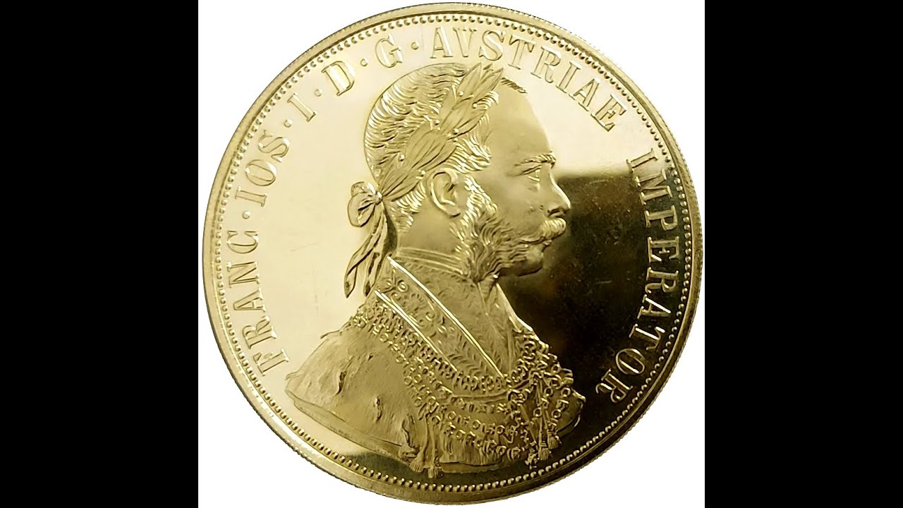 Gold - Neupr&auml;gung vierfacher Dukaten 1915