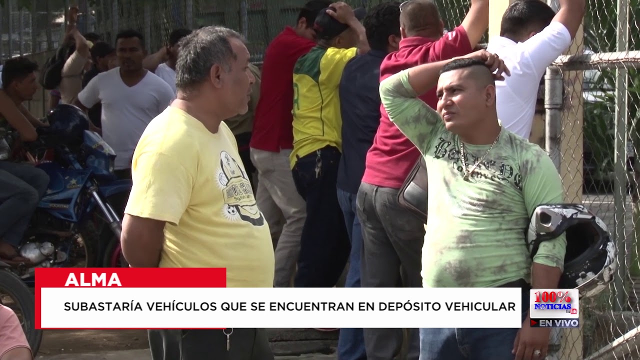 Alcaldía de Managua subastara más de 3,200 vehículos que se encuentran en depósito vehicular