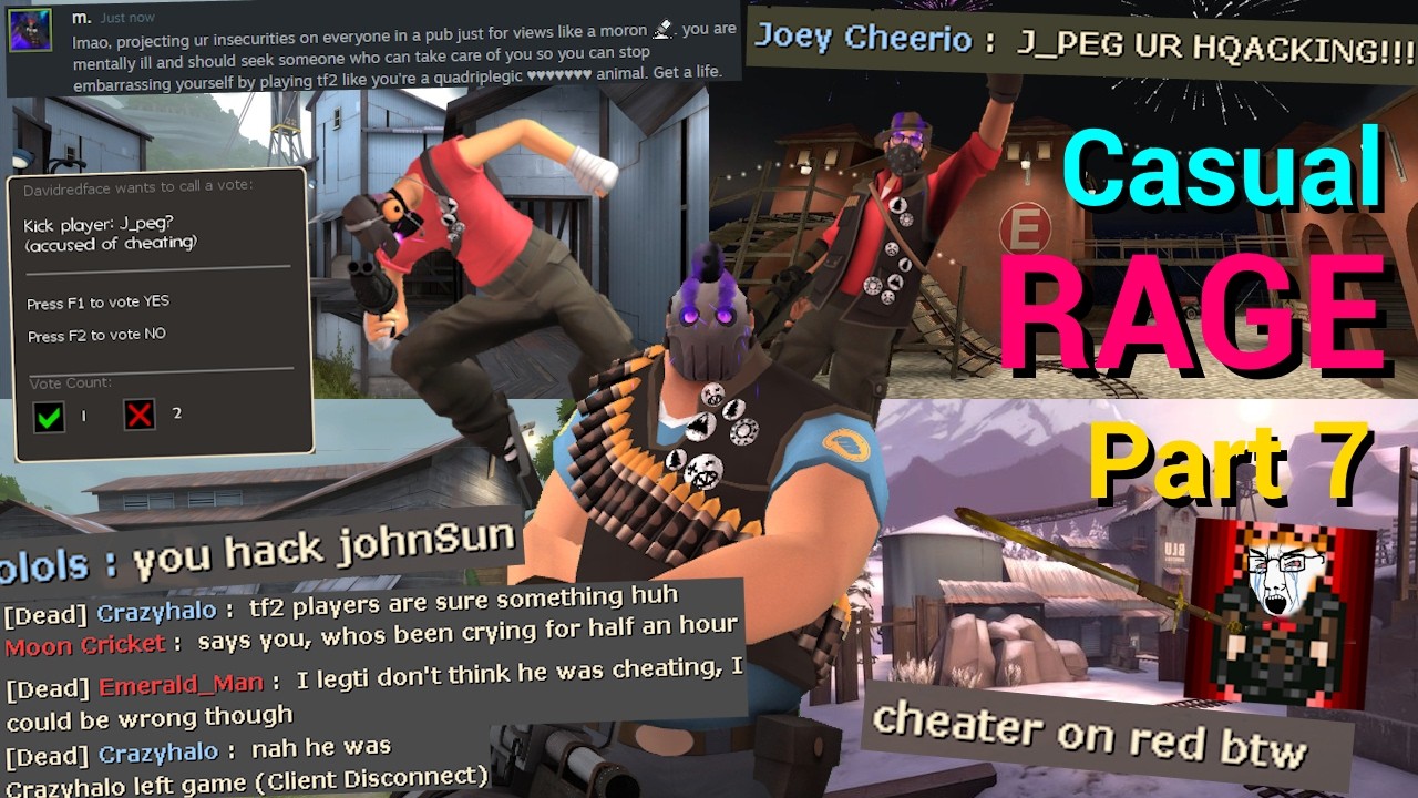 [TF2] Casual Rage (Part 7)  Epithets and Hackusations