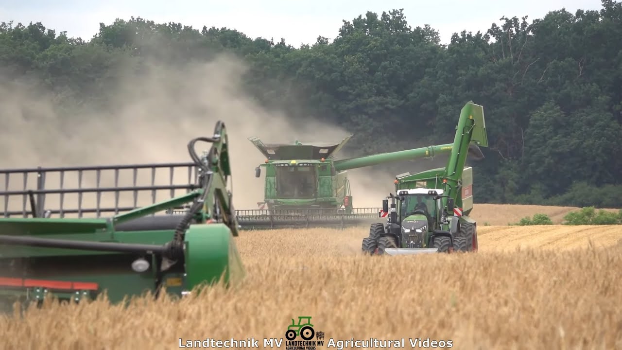 John Deere - Fendt - Bergmann / Getreideernte - Grain Harvest   TB