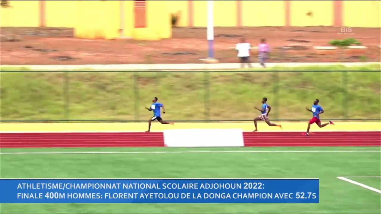 Championnat National Scolaire - Athlétisme Finale hommes 400 m
