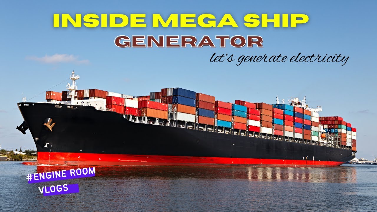 Ship&rsquo;s Generator Explained | How Electricity is Produced Onboard