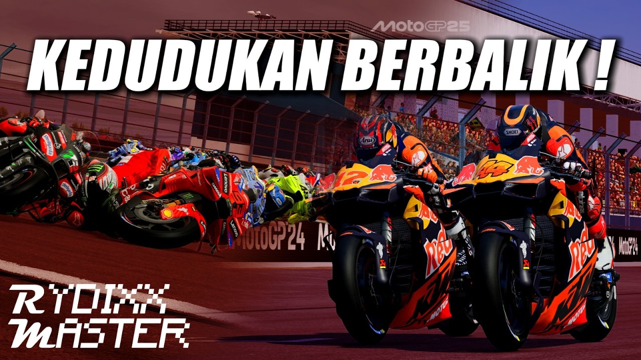 BERUNTUNG ! MARQUEZ MEMBUAT KASHIM DAN BAGNAIA PARTY‼️ | MotoGP 25 Career #13