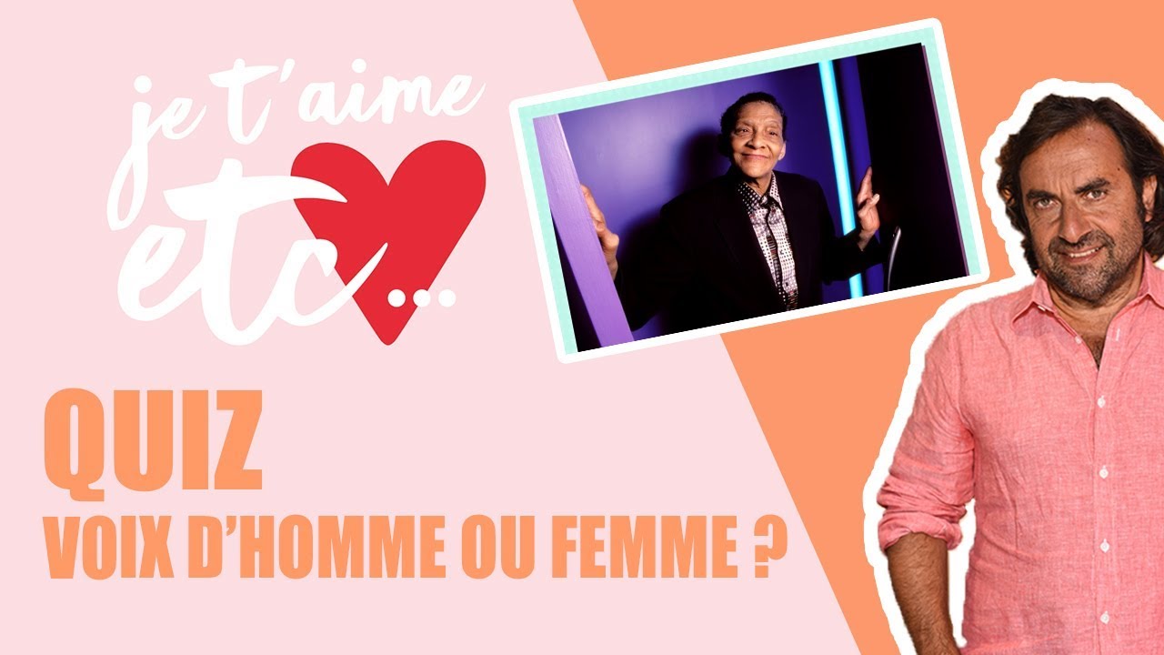 Quiz chanteurs androgyne ! - Je t’aime etc
