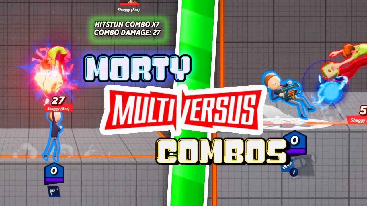morty beginner  combos | Multiversus Morty gameplay combos