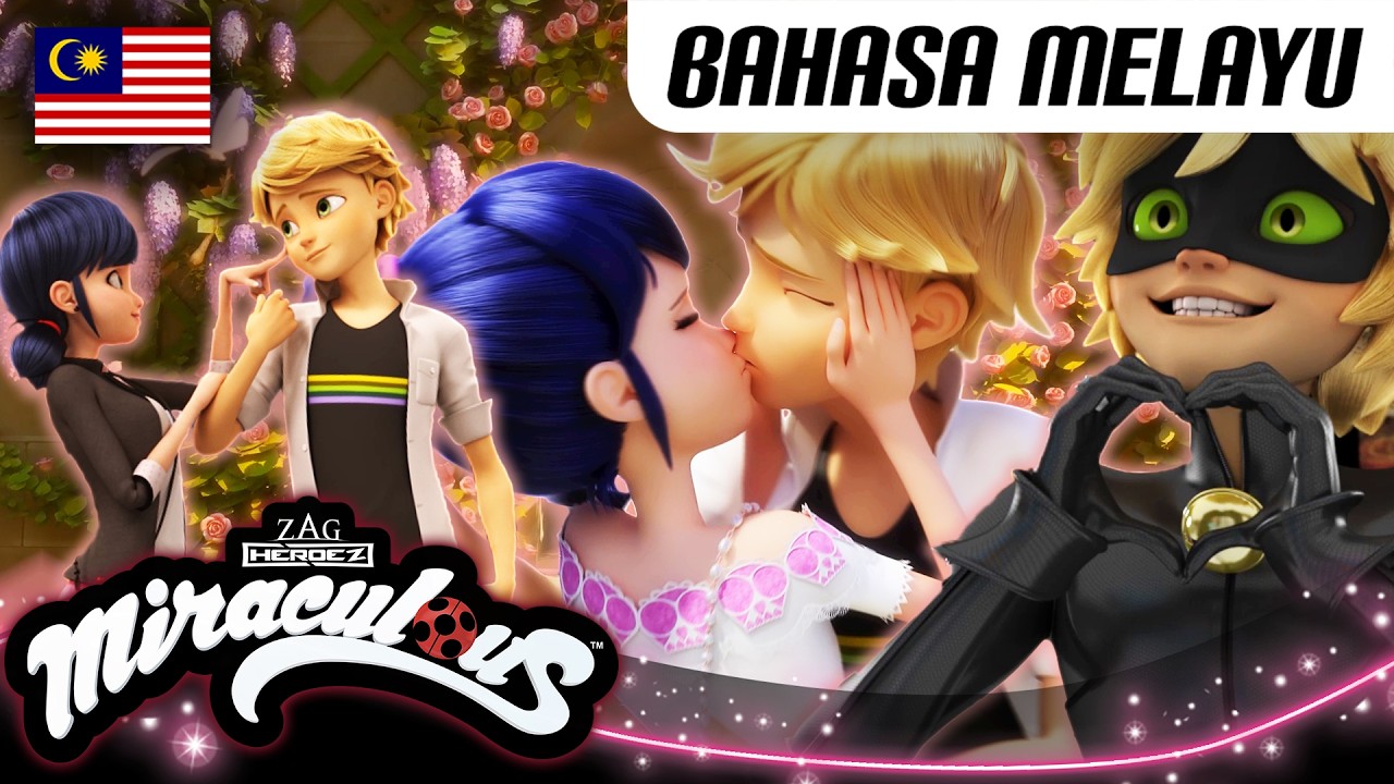 MIRACULOUS | Bahasa Melayu 🇲🇾 | 🐞 ADEGAN ROMANTIK – Kompilasi 2 ❤️️ | 80 MINIT | Ladybug & Cat Noir