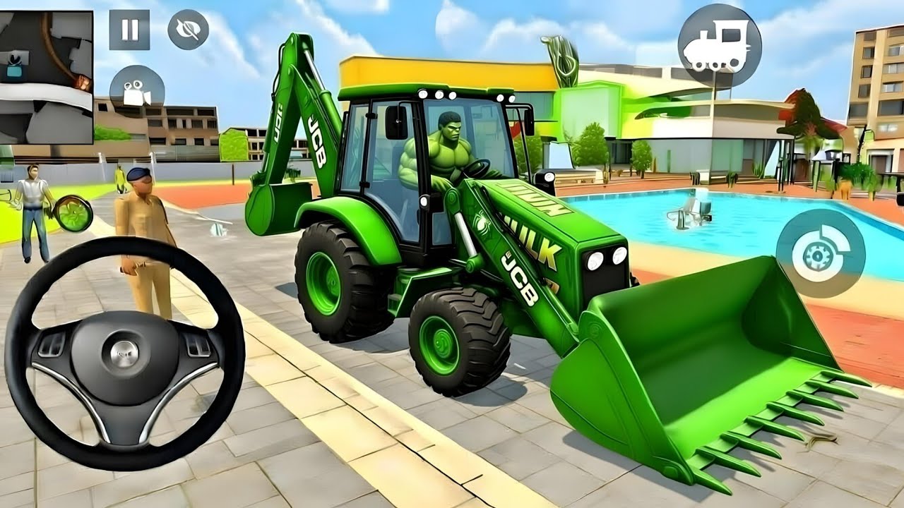 🤑Indian Theft Auto Simulator🤩Indian Showroom Purchase😯Modify Luxiry Hulk Super Jcb & Car🥳Game