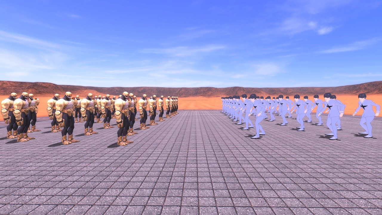 Reanimens (Invincible) vs Honnoji Students (Kill La Kill) [Gmod]
