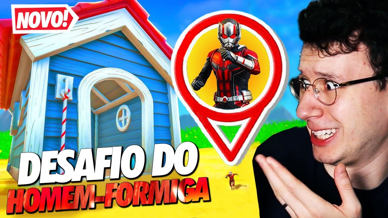MINÚSCULO? DESAFIO DO HOMEM-FORMIGA - FORTNITE