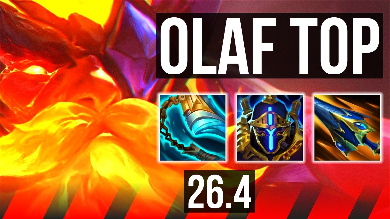 OLAF vs YASUO (TOP) | Good KDA: 19/1/4, 49K damage | EUW Master | 26.4