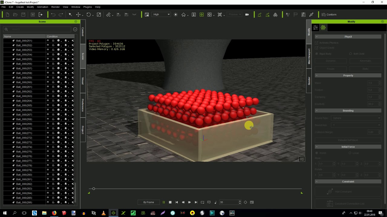Iclone 7 Tutorial - Physics helps to make props (4K HD)