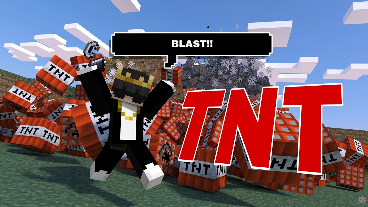 Minecraft tnt ride very fun !!