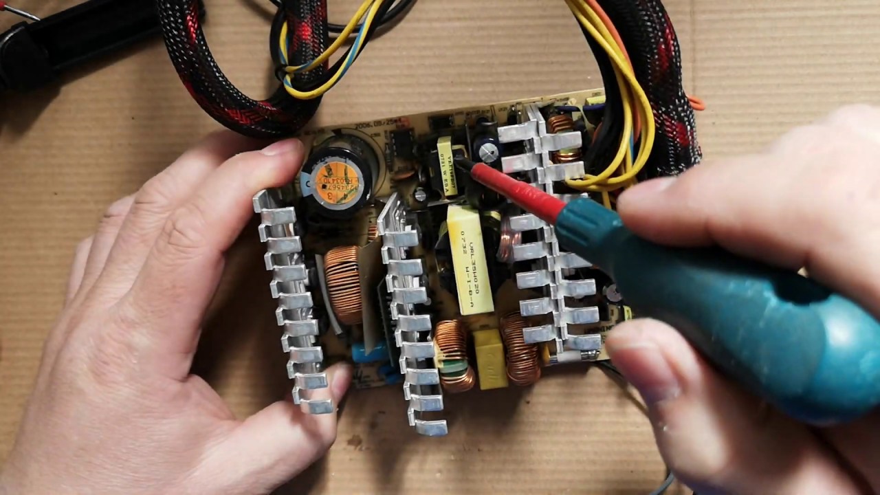 PC Netzteil mit fehlerhafter Standby Spannung, Fehlersuche und Reparatur