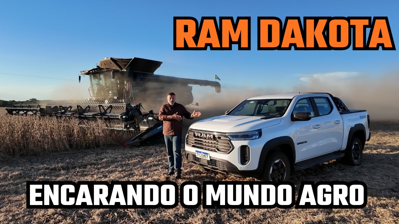 RAM Dakota no campo de verdade | Teste na colheita com operador de colheitadeiras de R$ 4 milhões