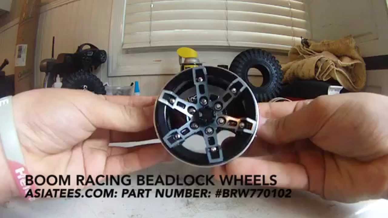 AsiaTees Parts! New Boom Racing Beadlocks and Maxxis Trepador Tires
