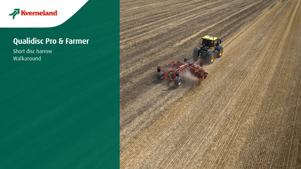 Kverneland Qualidisc short disc harrow - Walkaround