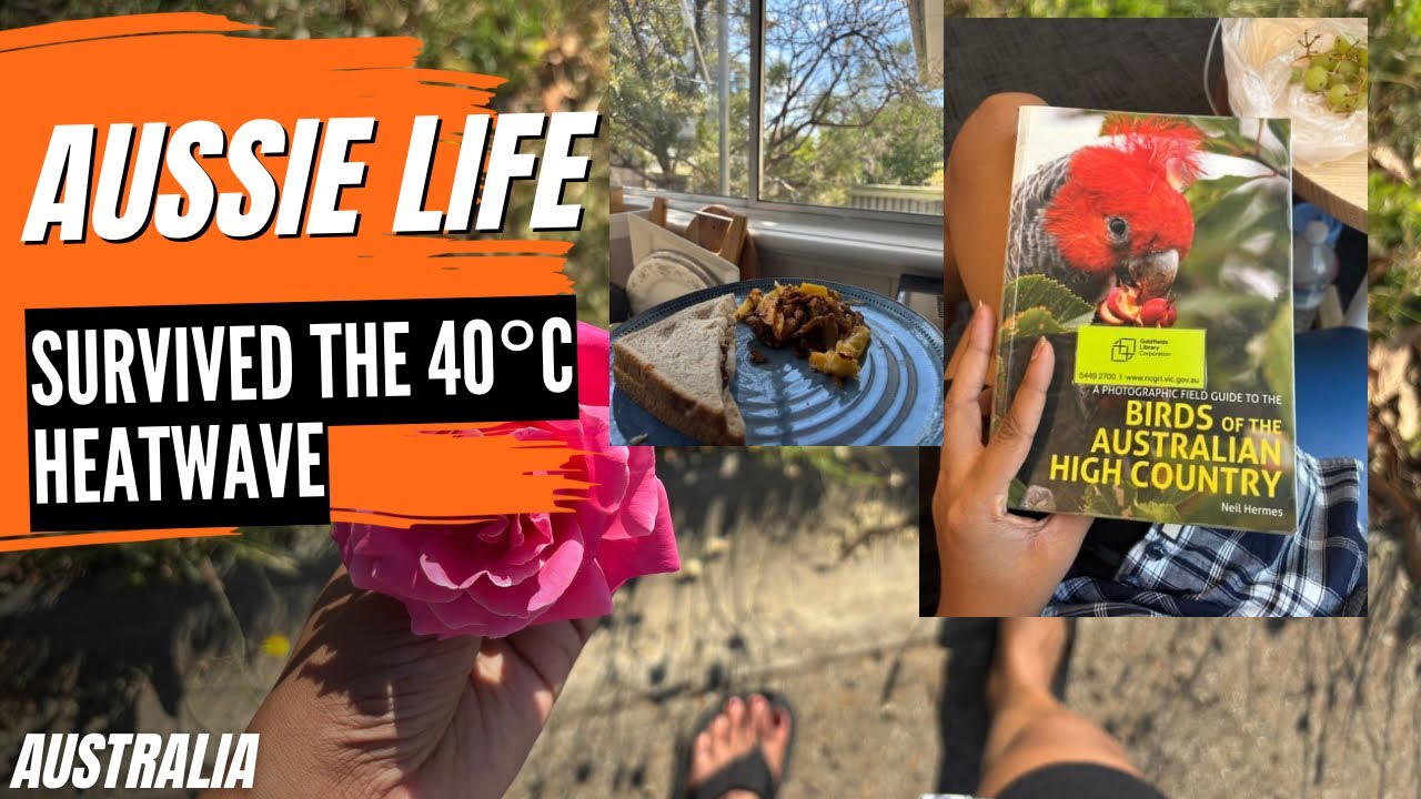 Surviving 40&deg;C in Bendigo 🇦🇺| A Day in My Life in Australia 