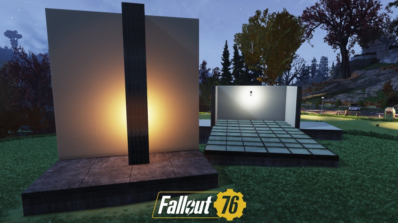 Fallout 76 - Pillar Wall & Glass Floor Tutorial