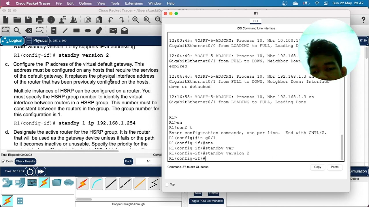 9.3.3 Packet Tracer - HSRP Configuration Guide Bahasa Indonesia