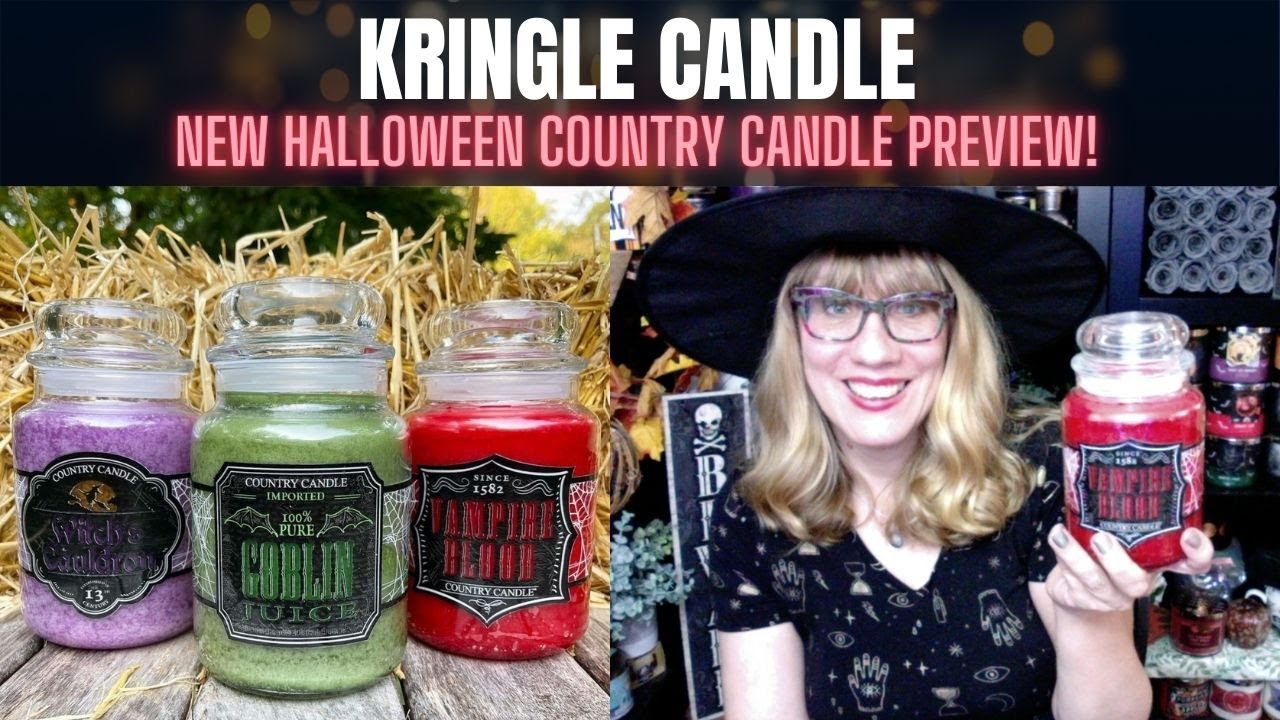 KRINGLE CANDLE NEW Halloween Country Candle Preview!