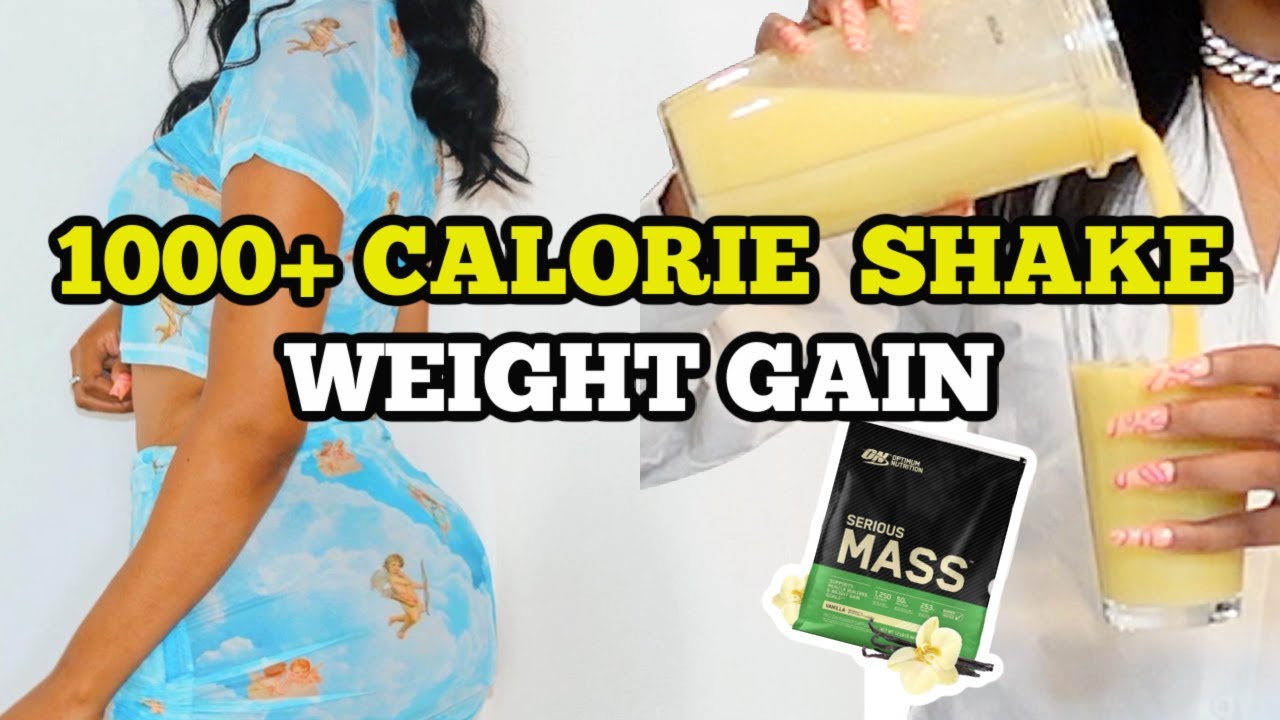 DRINK THIS SHAKE TO GAIN WEIGHT FAST  | 1000 CALORIE SHAKE | GAIN WEIGHT FAST | SERIOUS MASS OPTIMUM