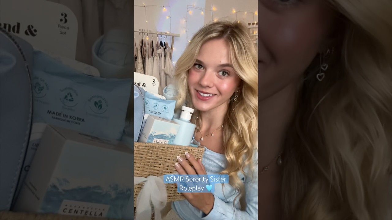 #asmr Sorority Sister Roleplay #asmrsounds #asmrvideo #sororityrushweek #asmrcommunity