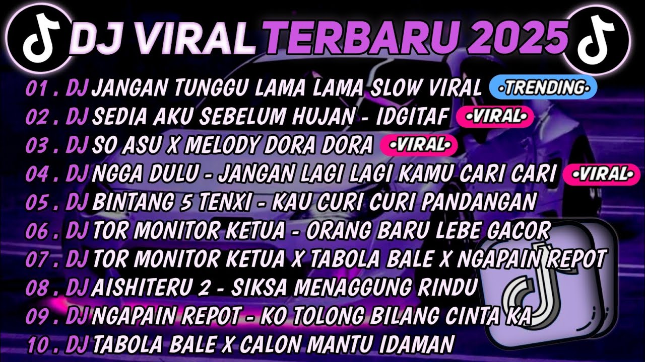 DJ TIKTOK TERBARU 2025🎵DJ JANGAN TUNGGU LAMA LAMA🎵DJ SEDIA AKU SEBELUM HUJAN - IDGITAF || FULL ALBUM