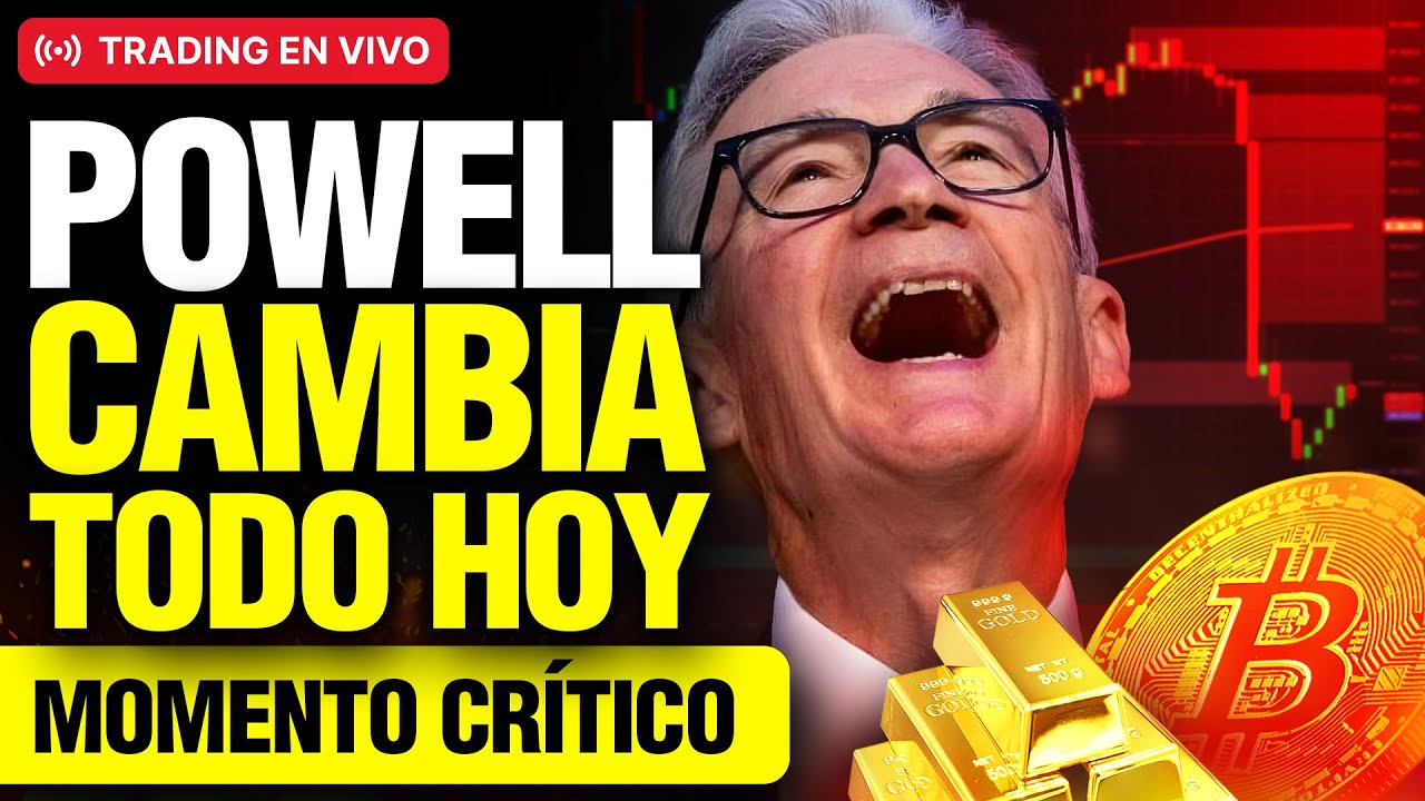 🔴 POWELL CAMBIA TODO HOY: &iquest;Bitcoin EXPLOTA o SE DESPLOMA? ⚠️ An&aacute;lisis en Vivo