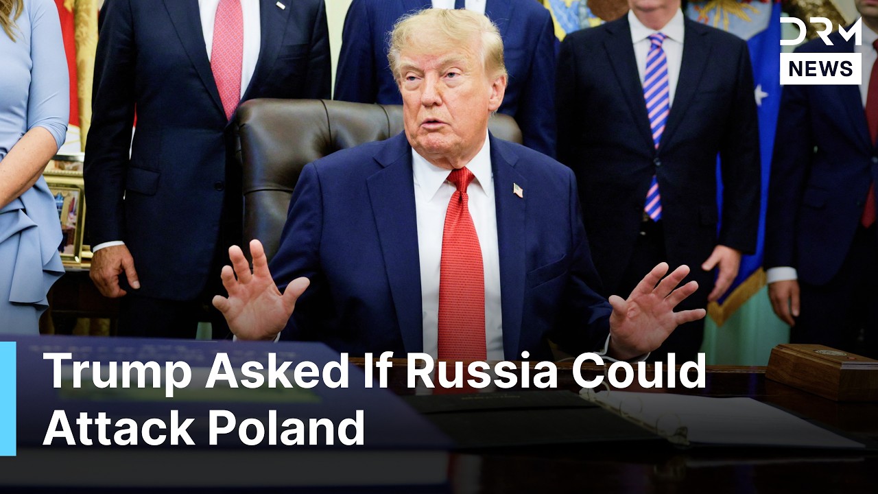&ldquo;I Agree With That&rdquo; Trump Responds to Polish PM's Warning Russia Could Attack Ukraine&rsquo;s Allies |AC1N