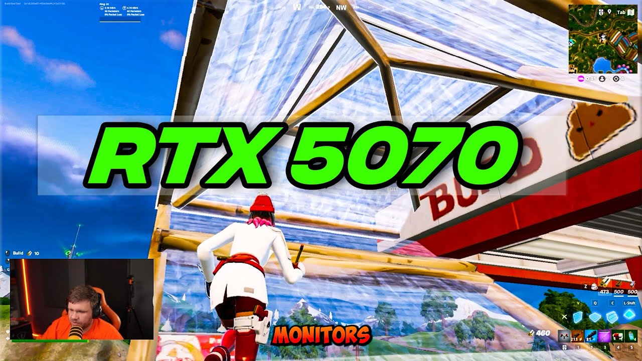 Fortnite on a RTX 5070 with a Ryzen 7800x3D