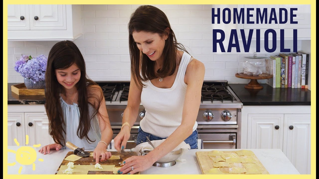 KIDS MAKE | Easy RAVIOLI with No-Cook Sauce