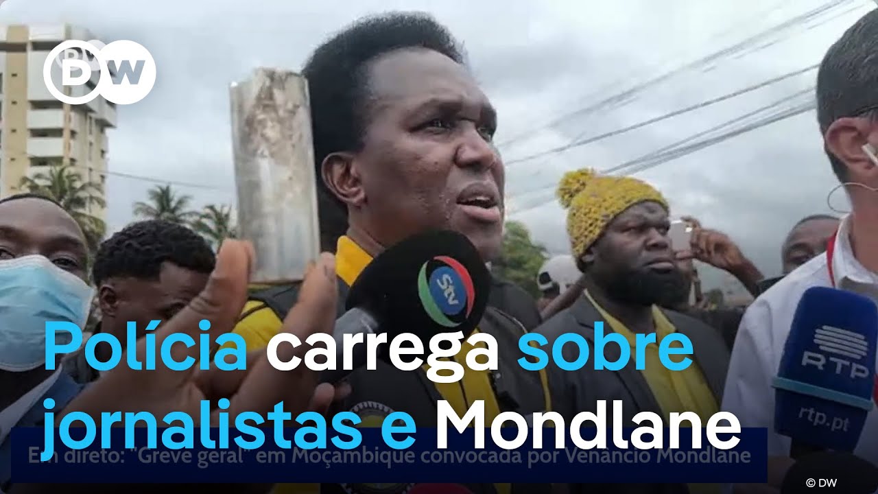 Moçambique: Polícia carrega sobre jornalistas e Venâncio Mondlane