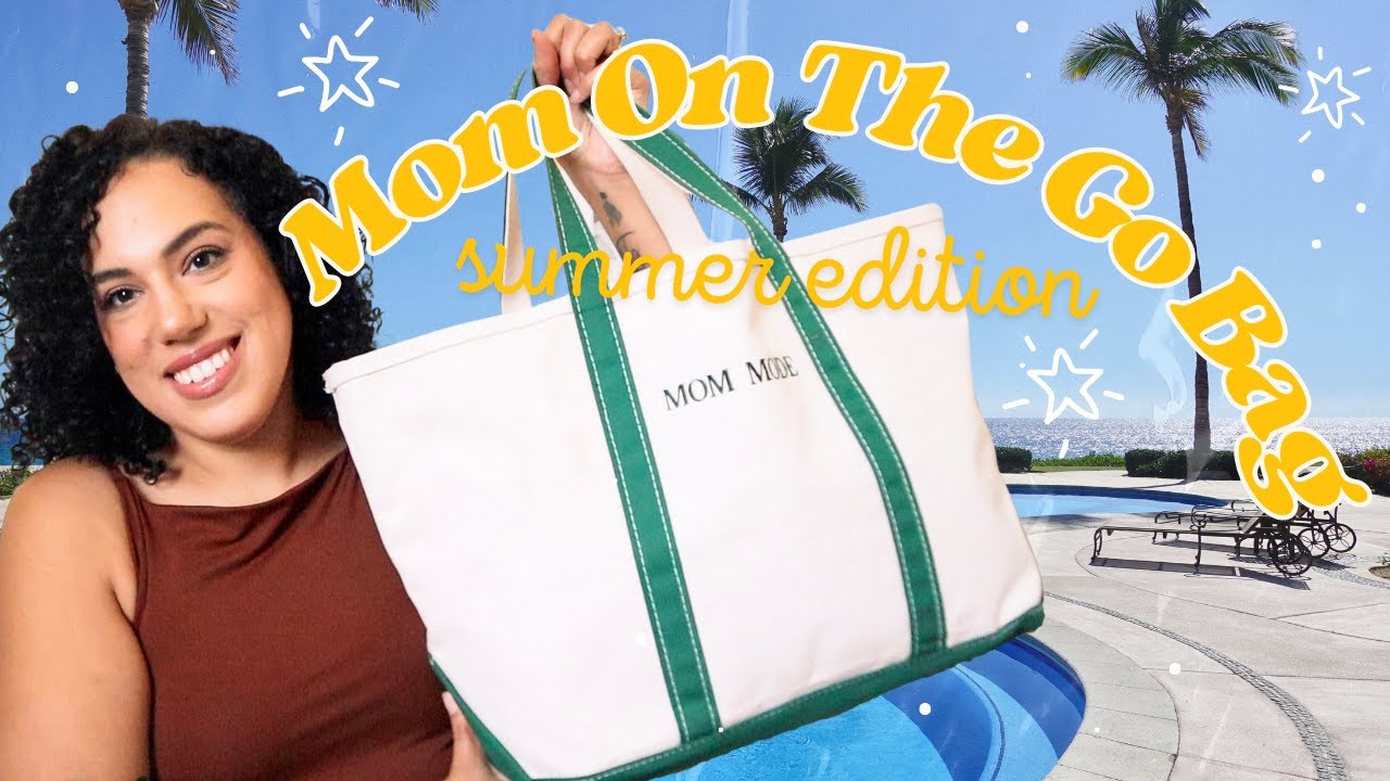 What's In My Summer Mom On The Go Bag | LL Bean Boat & Tote Bag