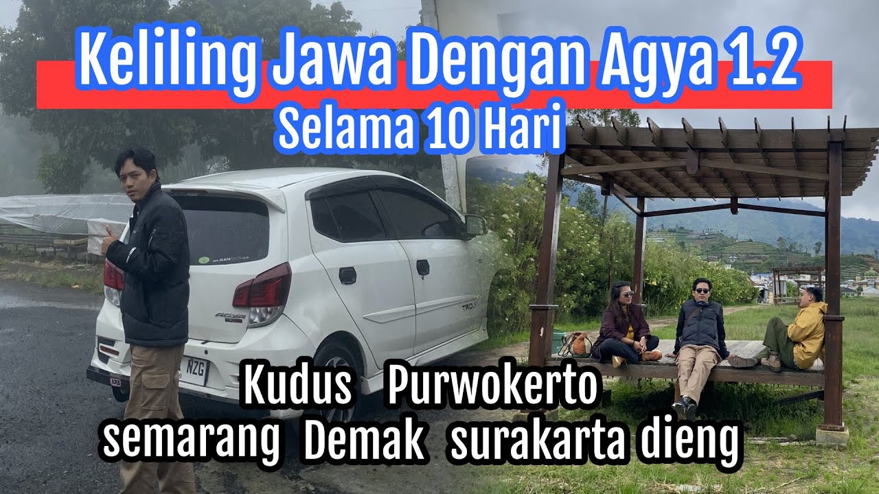Vlog Keliling Jawa Dalam 10 Hari Dengan Mobil Agya | Road Trip 1000KM !