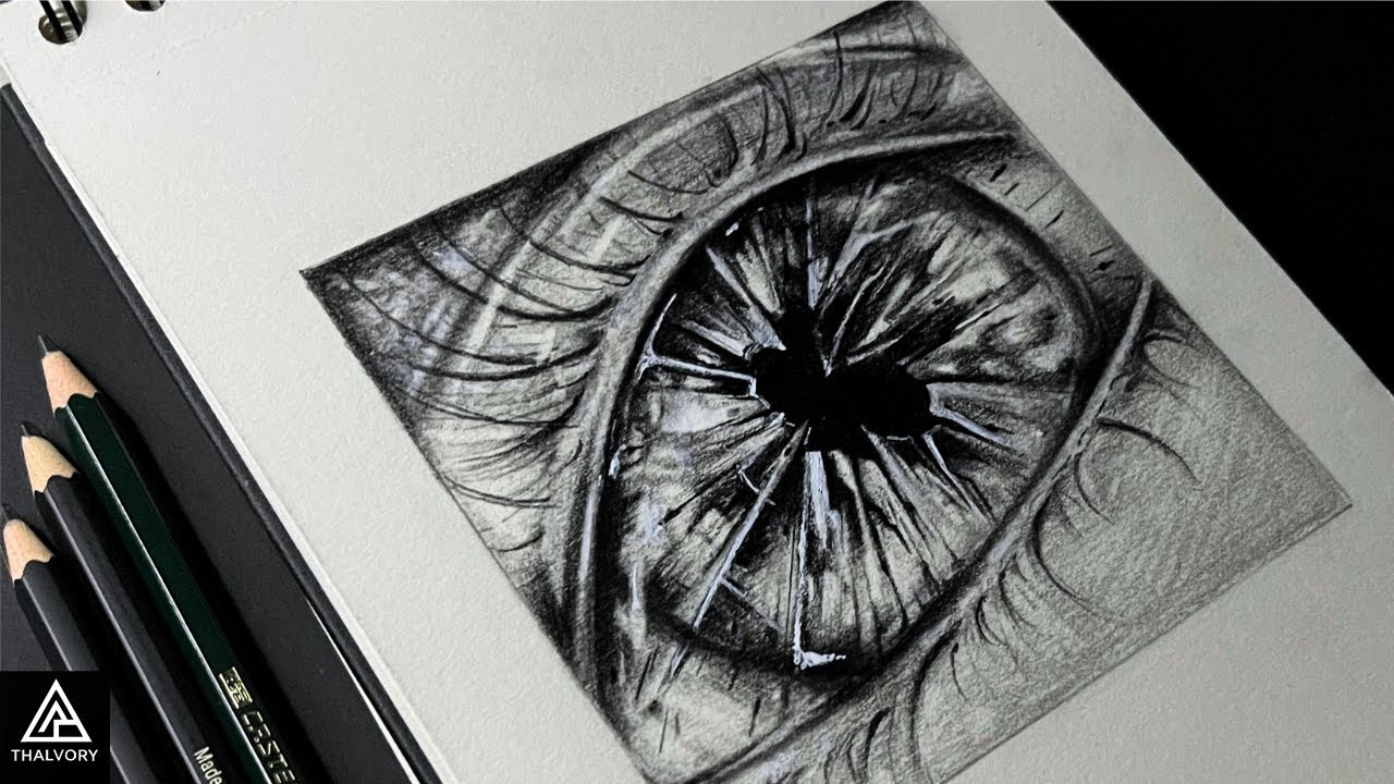 HYPERREALISM Eye Drawing | Tutorial