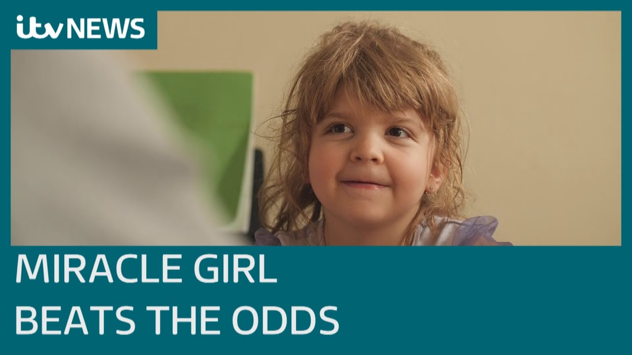 'Miracle' girl was told she'd never see, walk or talk - now she can do all three | ITV News
