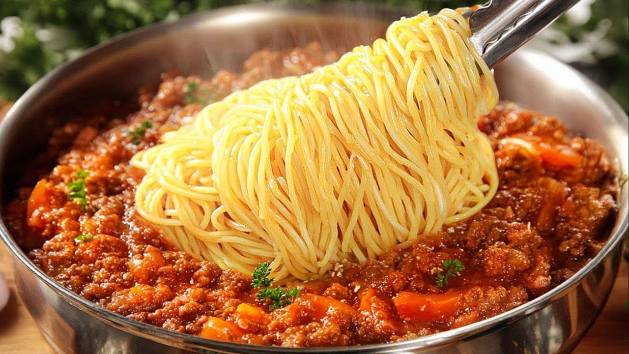 Incredibly delicious spaghetti in 10 minutes! A simple and tasty pasta recipe for dinner!
