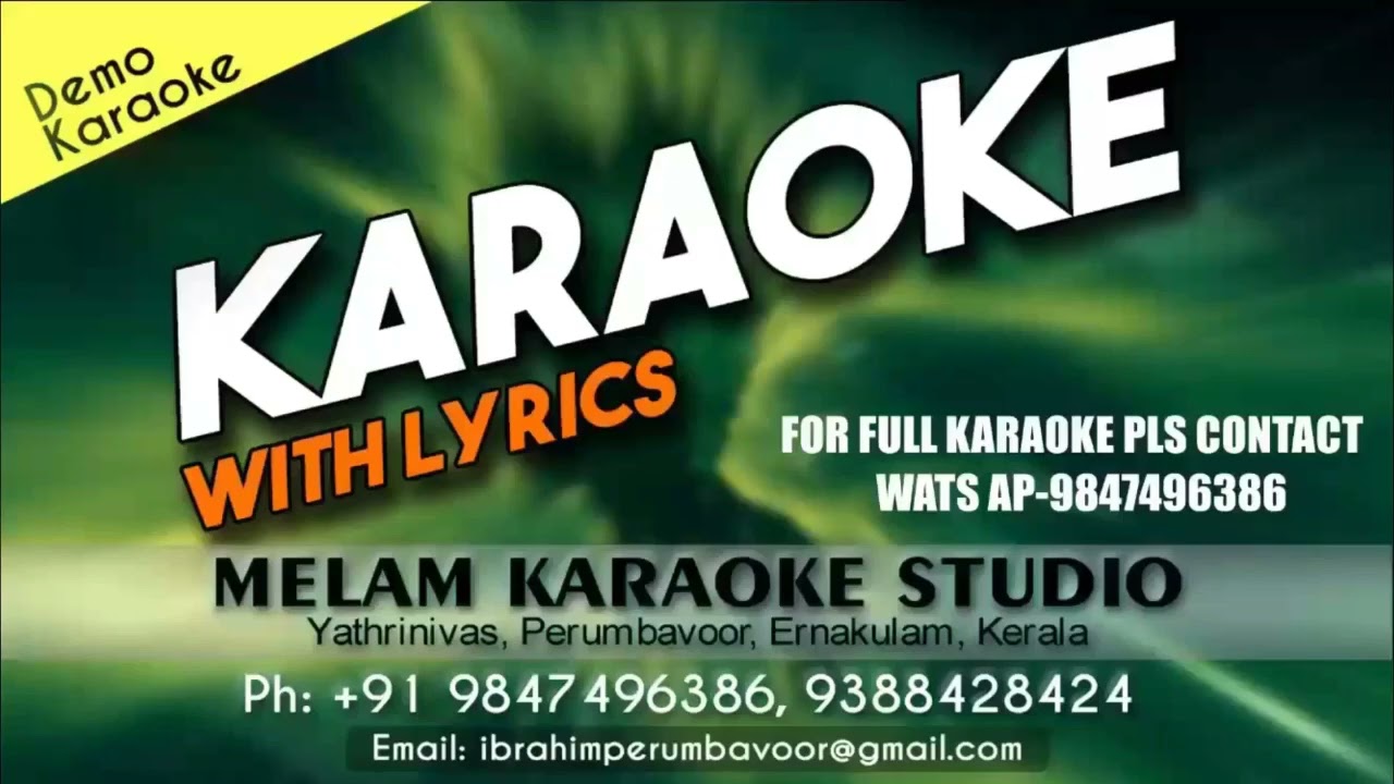 Maayum Maayum Karaoke Narivetta Original Karaoke