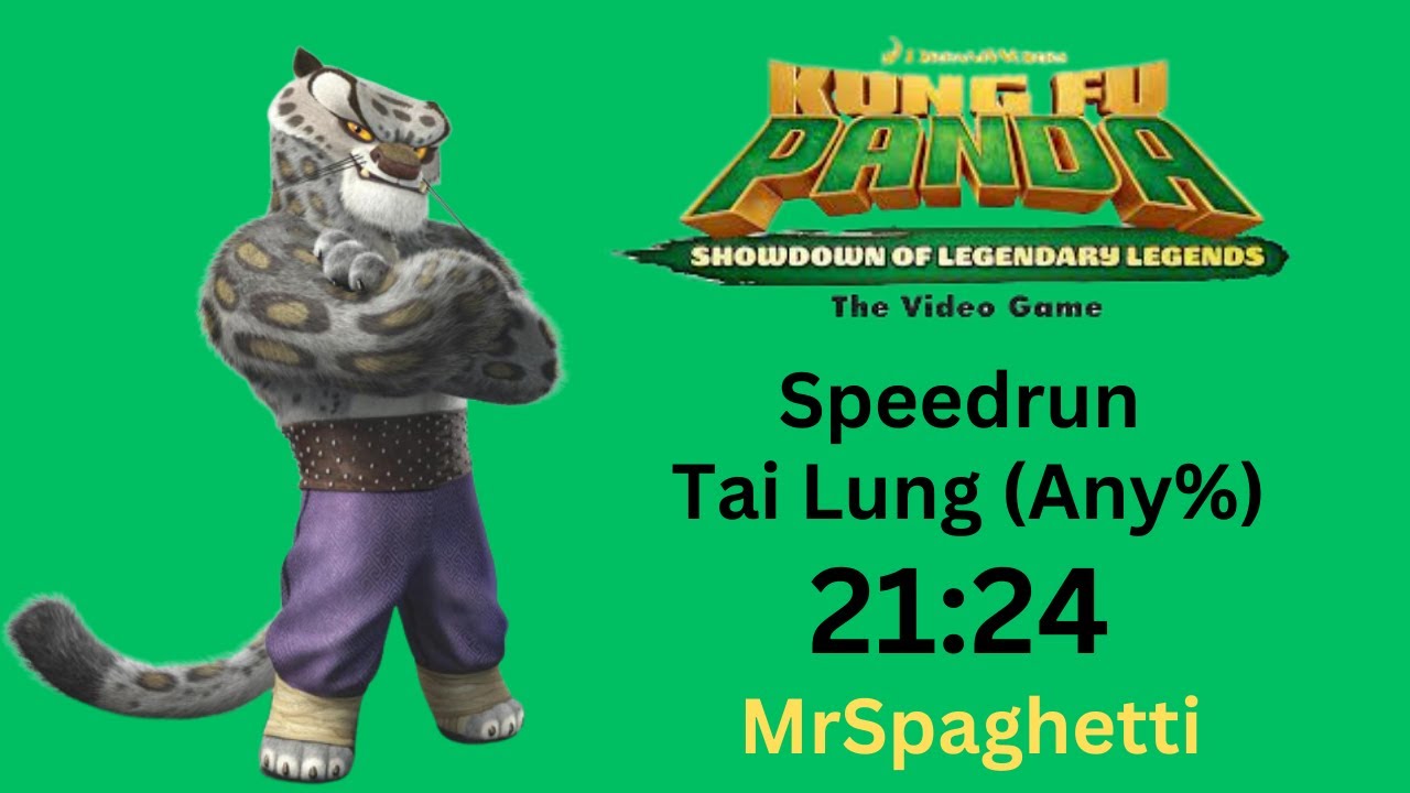 Kung Fu Panda: Showdown of Legendary Legends (Tai Lung) (Any%) Speedrun 21:24.000